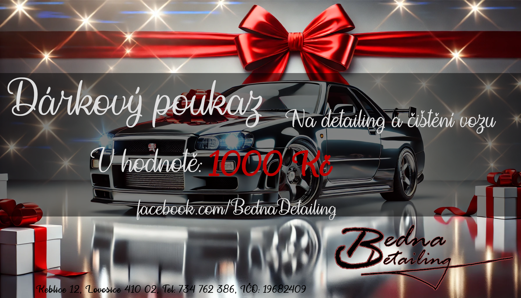 Dárkový poukaz 1000 Kč